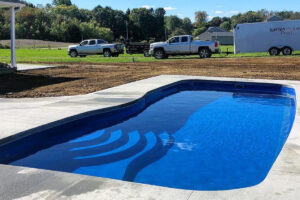 Fiberglass pool project